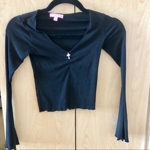 Charm School Dropout top by Sugar Thrillz